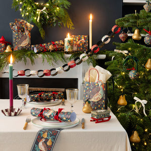 Partridge paper chain decoration - 6.5m