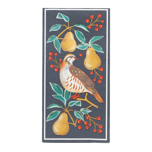 Partridge long paper napkins - pack of 16
