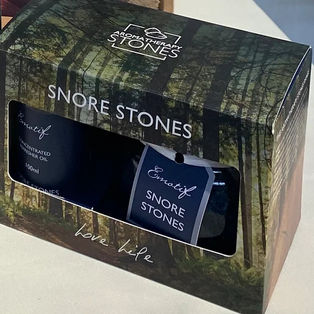 Snore stones &amp; scented oil gift set