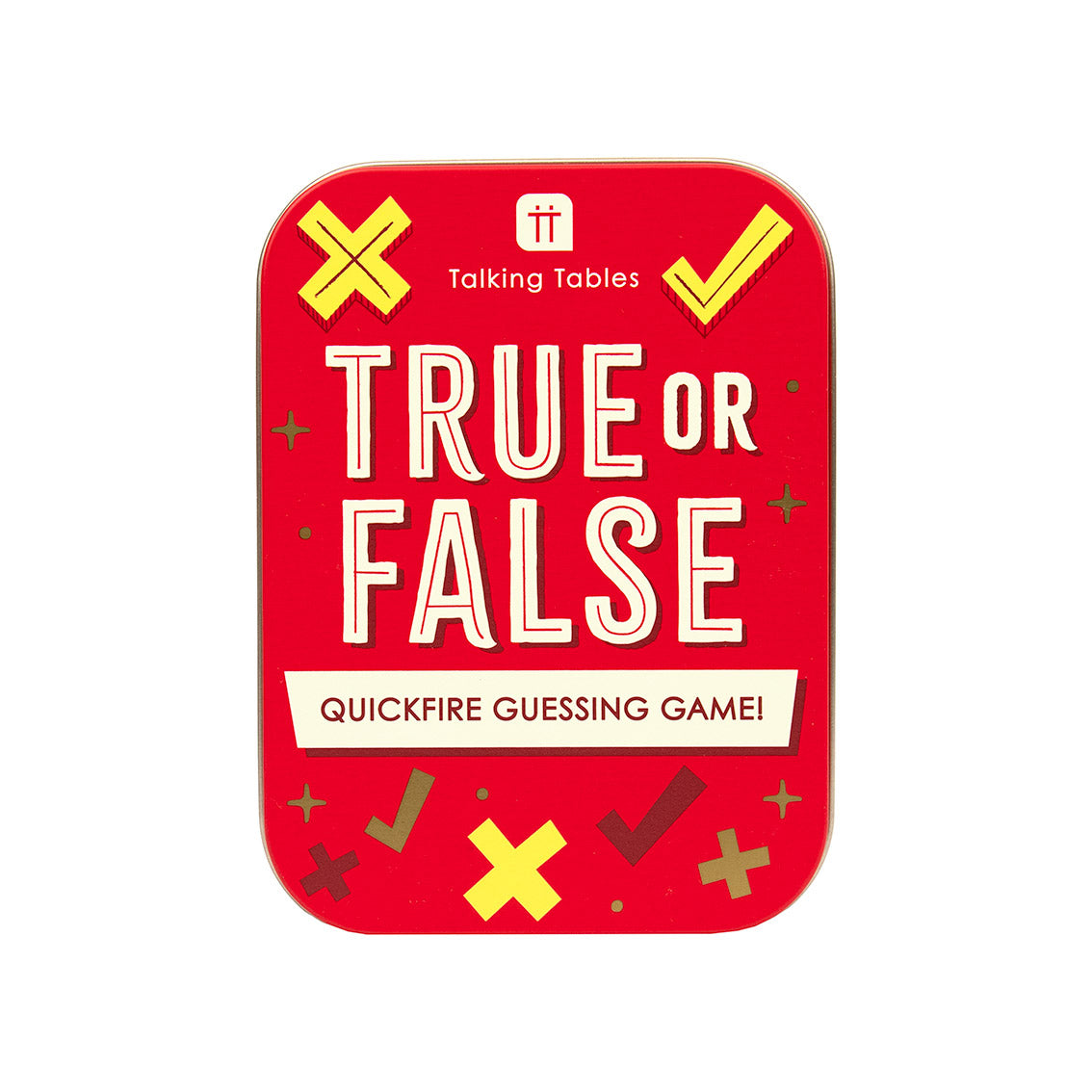 True or false - game in a tin