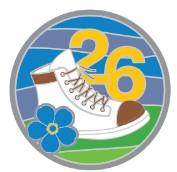 Trek 26 pin badge