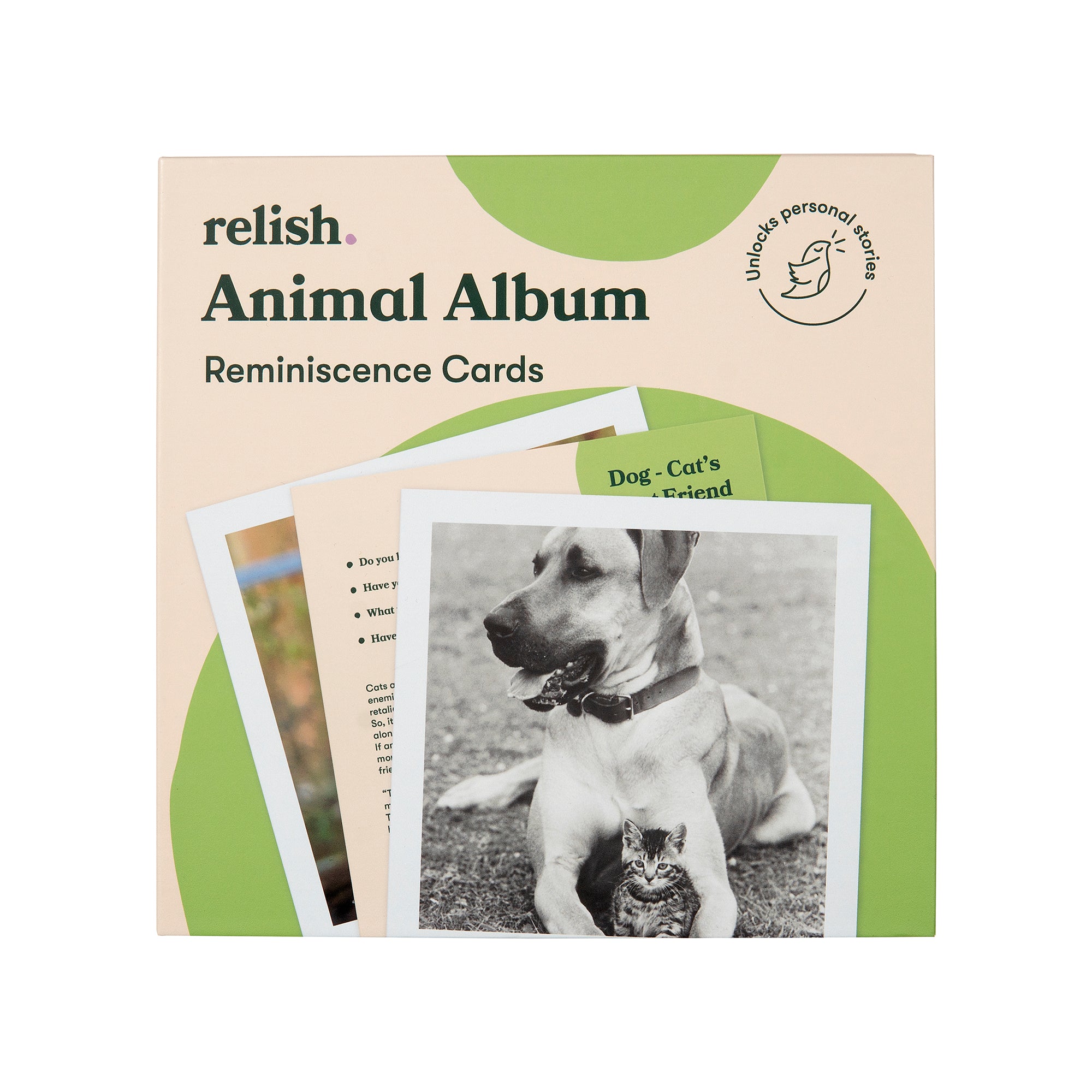Animal album reminiscence cards