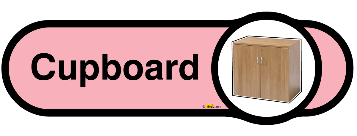 Activity Cuboard Sign Cupboard Sign - Alzheimer's Society