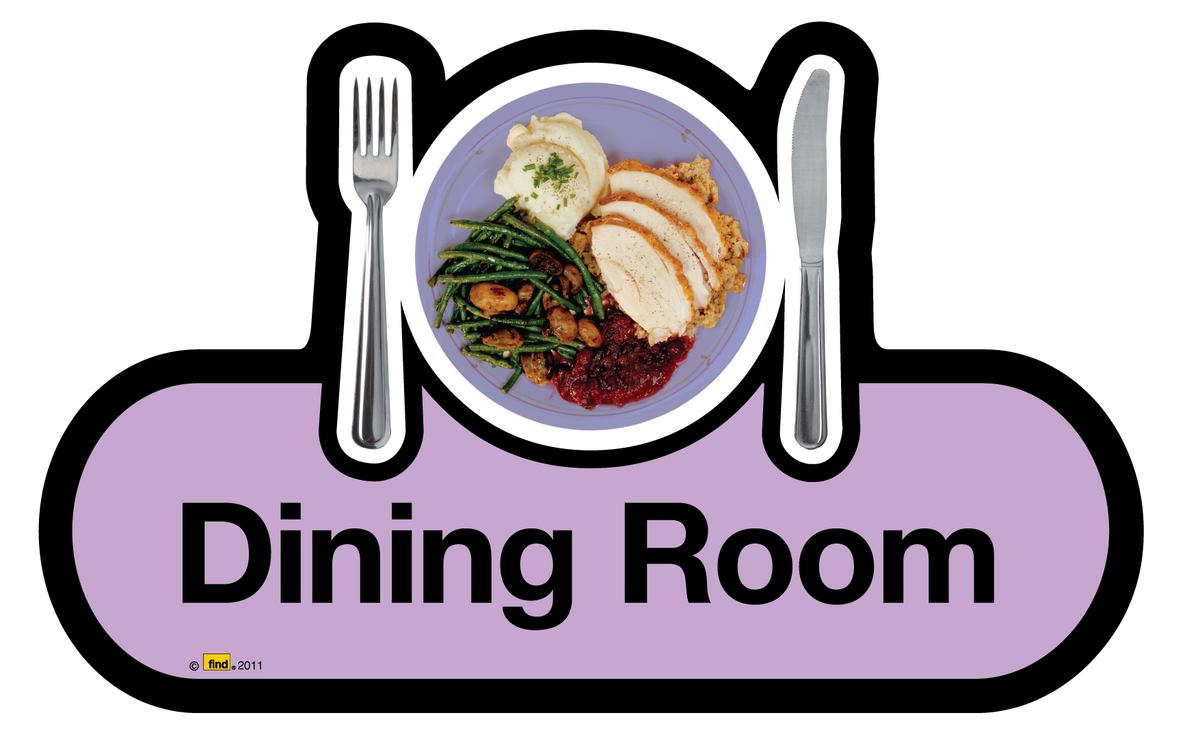 Dining Room Sign - Alzheimer's Society