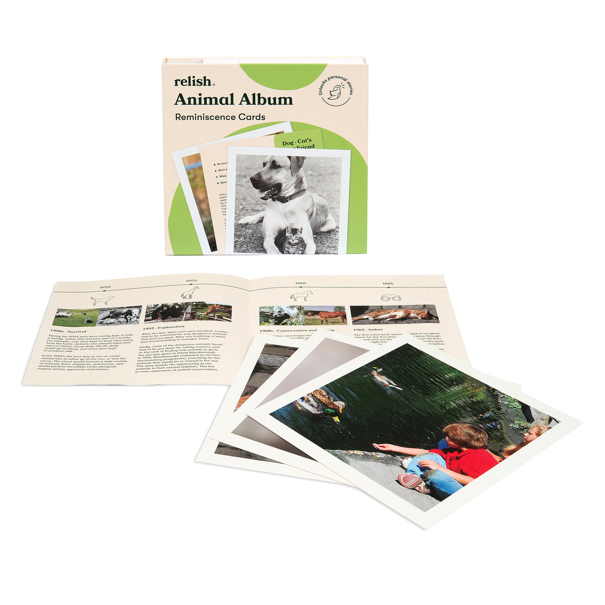 Animal album reminiscence cards
