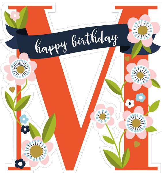 MUM 3D Birthday card - Single Card