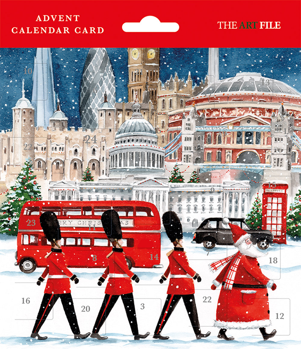 London advent calendar card