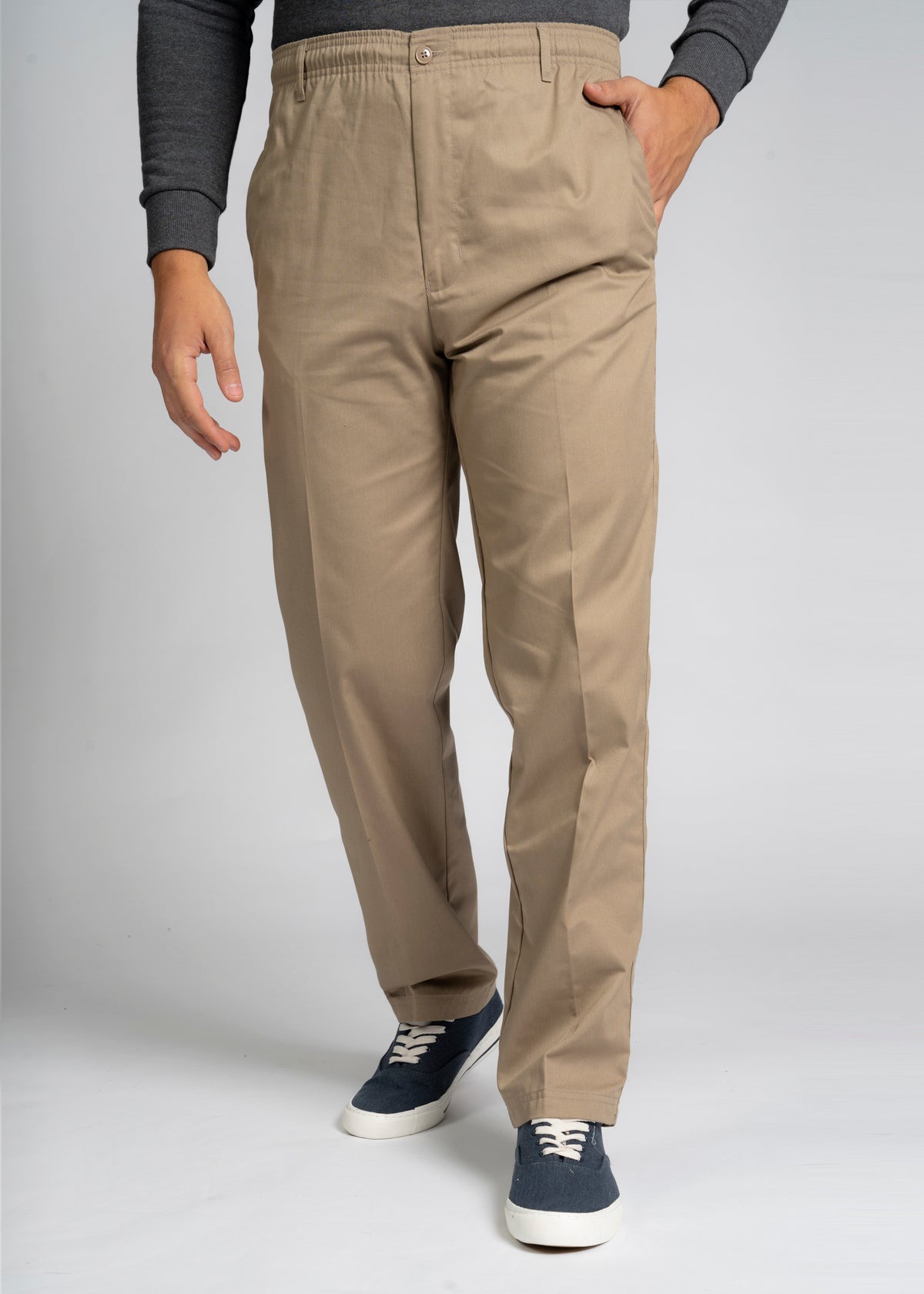 Mens Elasticated Waist Trousers For The Elderly  Able2 Wear