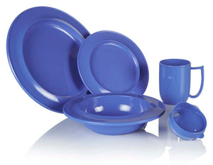 Blue dining plate - VAT Free