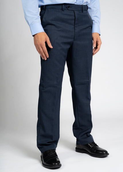 Buy Chums | Men's | Stretch Waist Formal Smart Work Trousers | Hidden  Elasticated Waist | Smart Work Pants | Online at desertcartKUWAIT