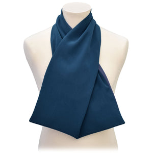 Cross Scarf Clothes Protector - Navy Blue