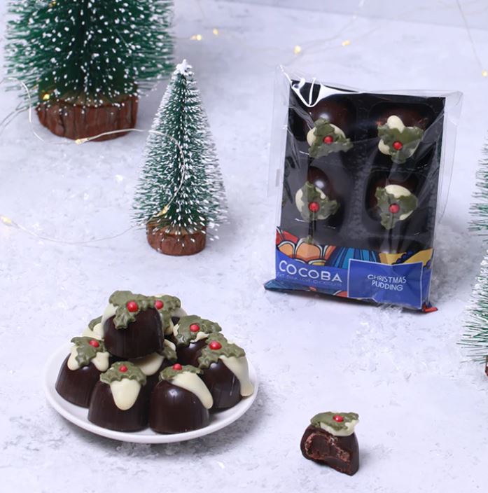 Christmas pudding truffles