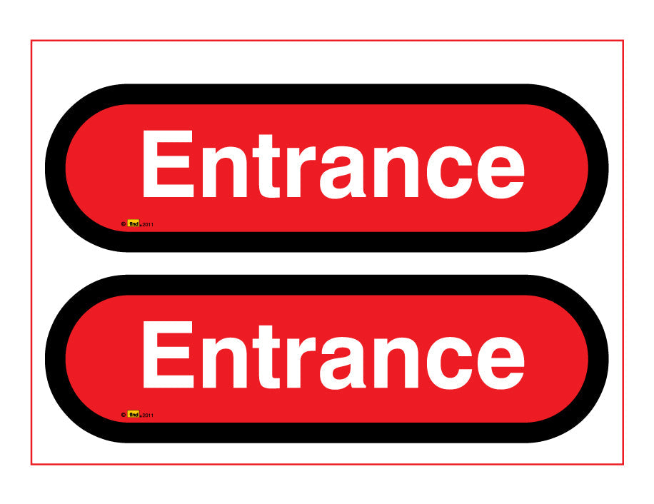 Entrance Signs - VAT Free