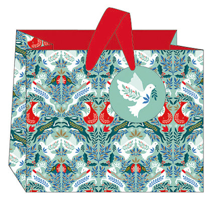 Merry and bright landscape gift bag