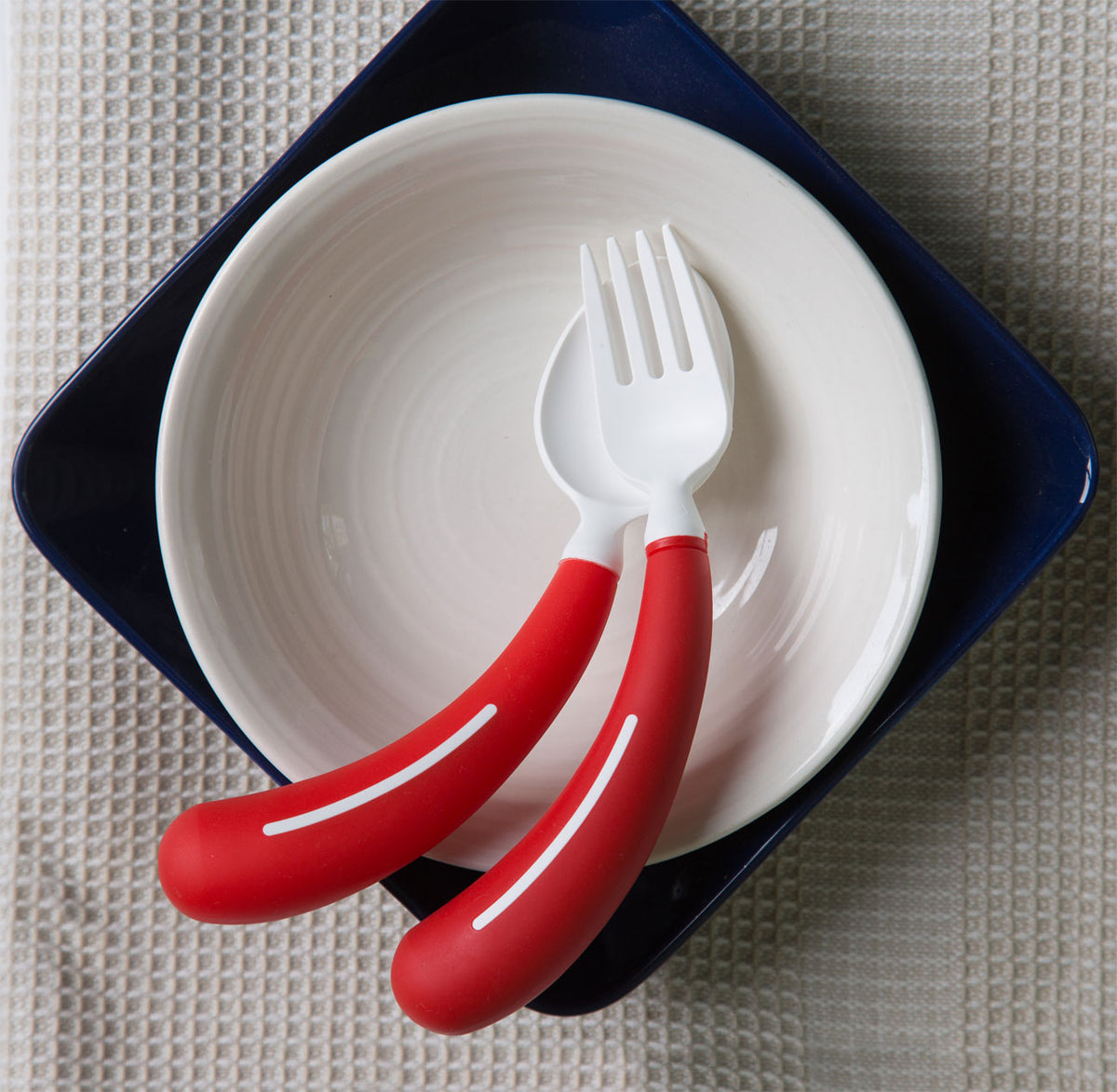 Henro - grip cutlery - red right spoon