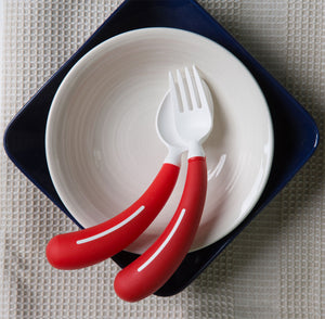 Henro-Grip Cutlery - red right fork