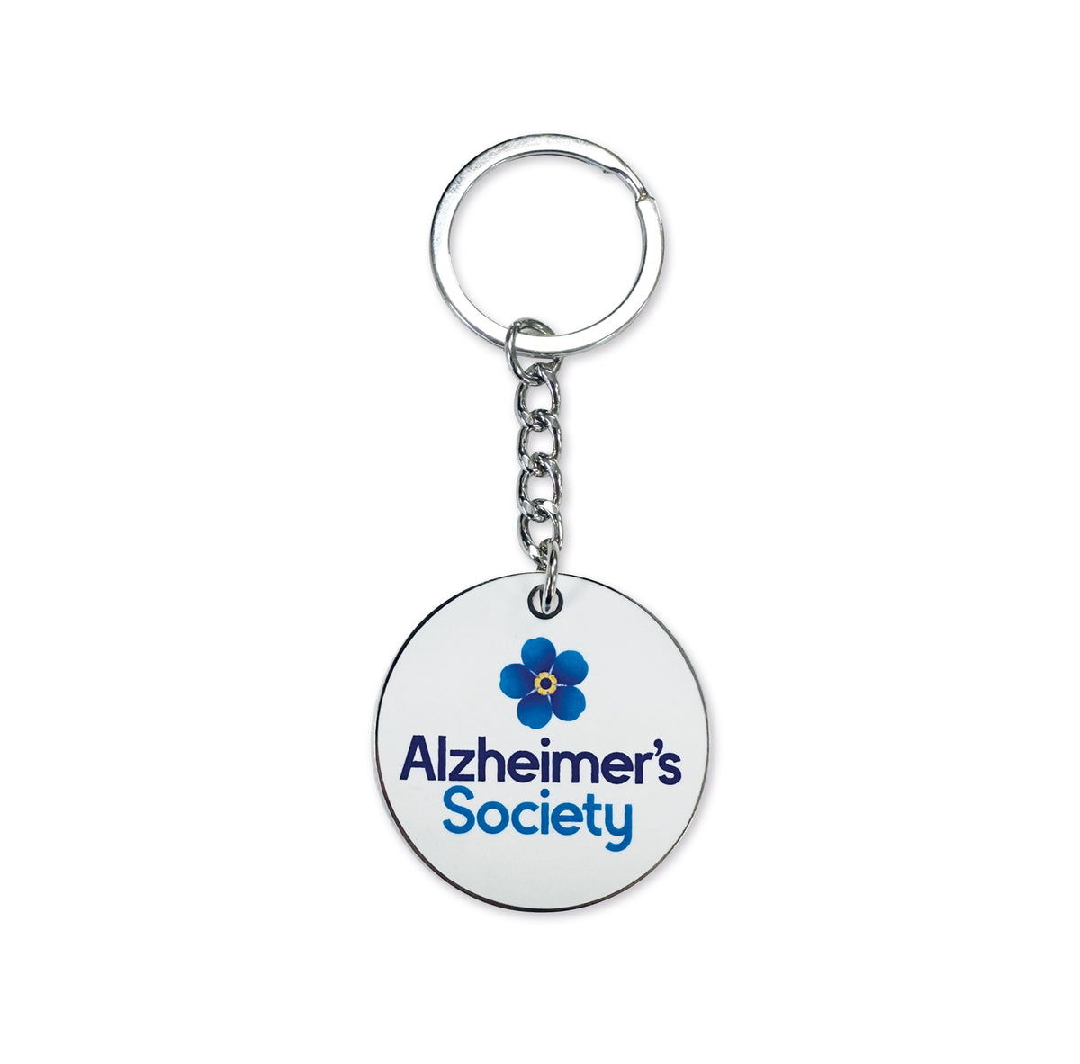 Forget-me-not flower key ring