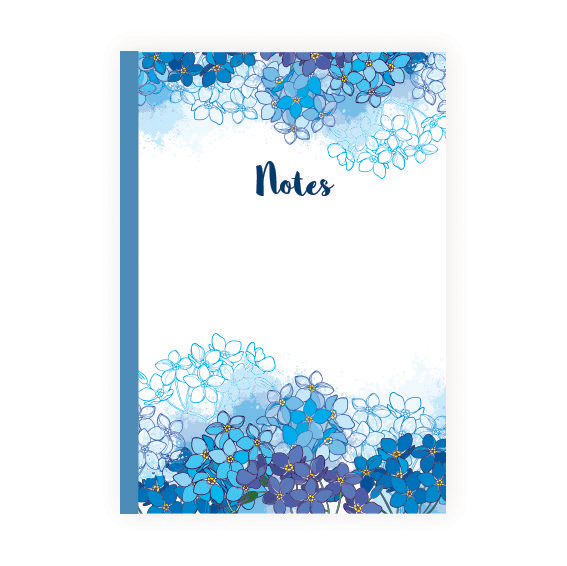 Forget-me-not A5  notebook