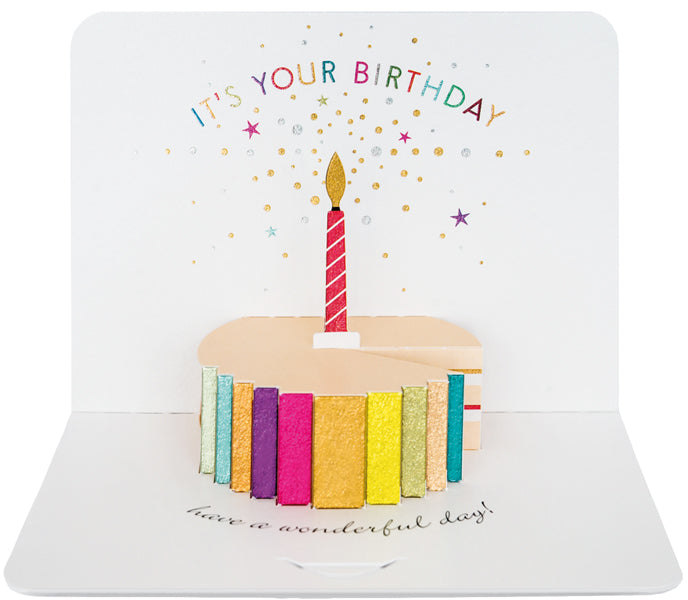 Cake and Candle Pop-up - Single Card