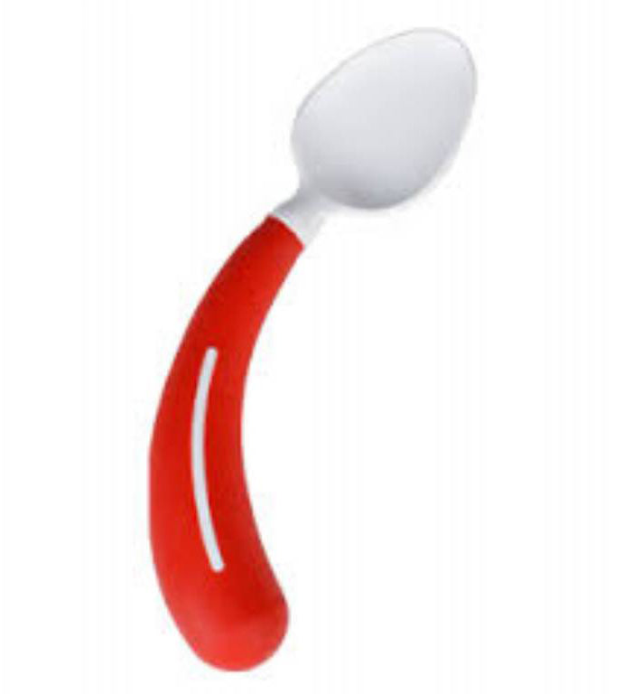 Henro-grip cutlery - red left spoon