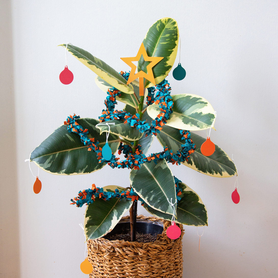 Pot plant Christmas decorations