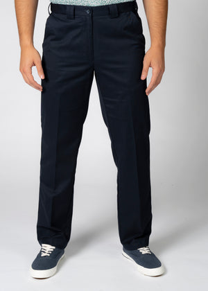 Seb Straight Fit Velcro Fly Cotton Chino