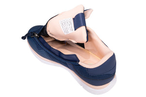 Voyage shoe - navy and peach, women