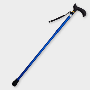 Foldable walking stick with carry bag
