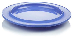Blue dining plate
