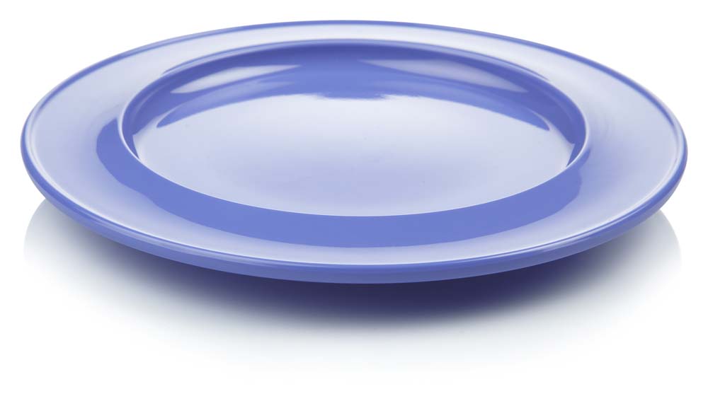 Blue side plate