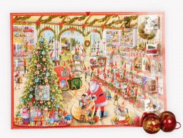 Santa&#39;s workshop advent calendar